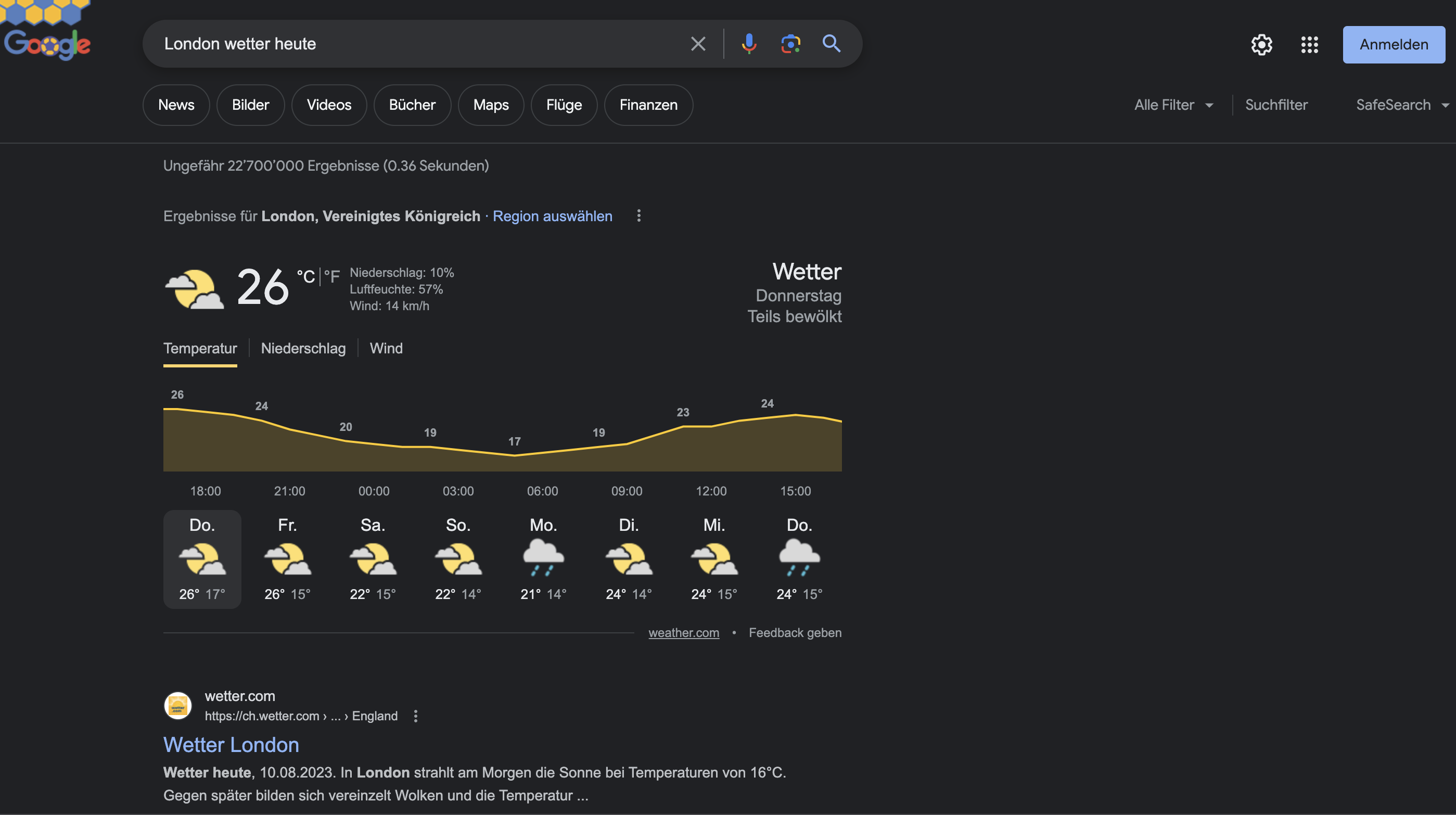 explizite Suchinterpretation